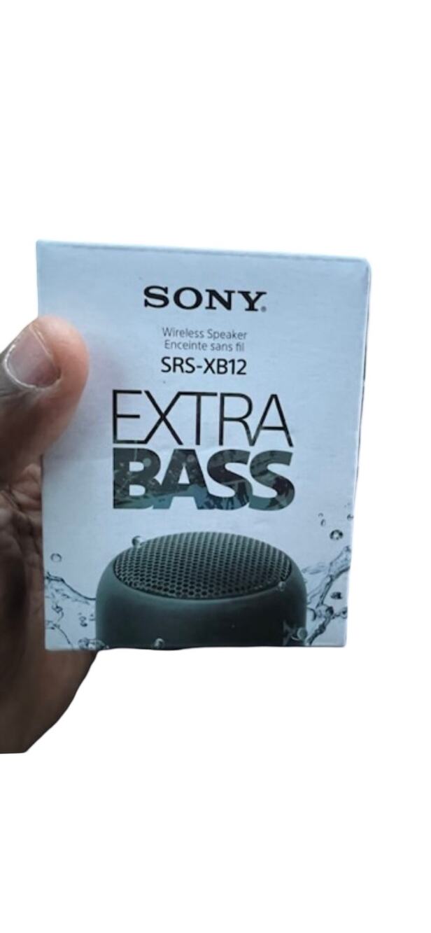 Sony SRS-XB12/BZ Extra Bass Wireless Bluetooth Speaker Black